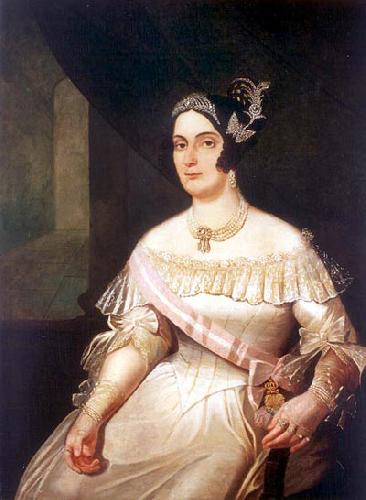 Francisco Pedro do Amaral Portrait of Domitila de Castro Canto e Melo, Marquise of Santos